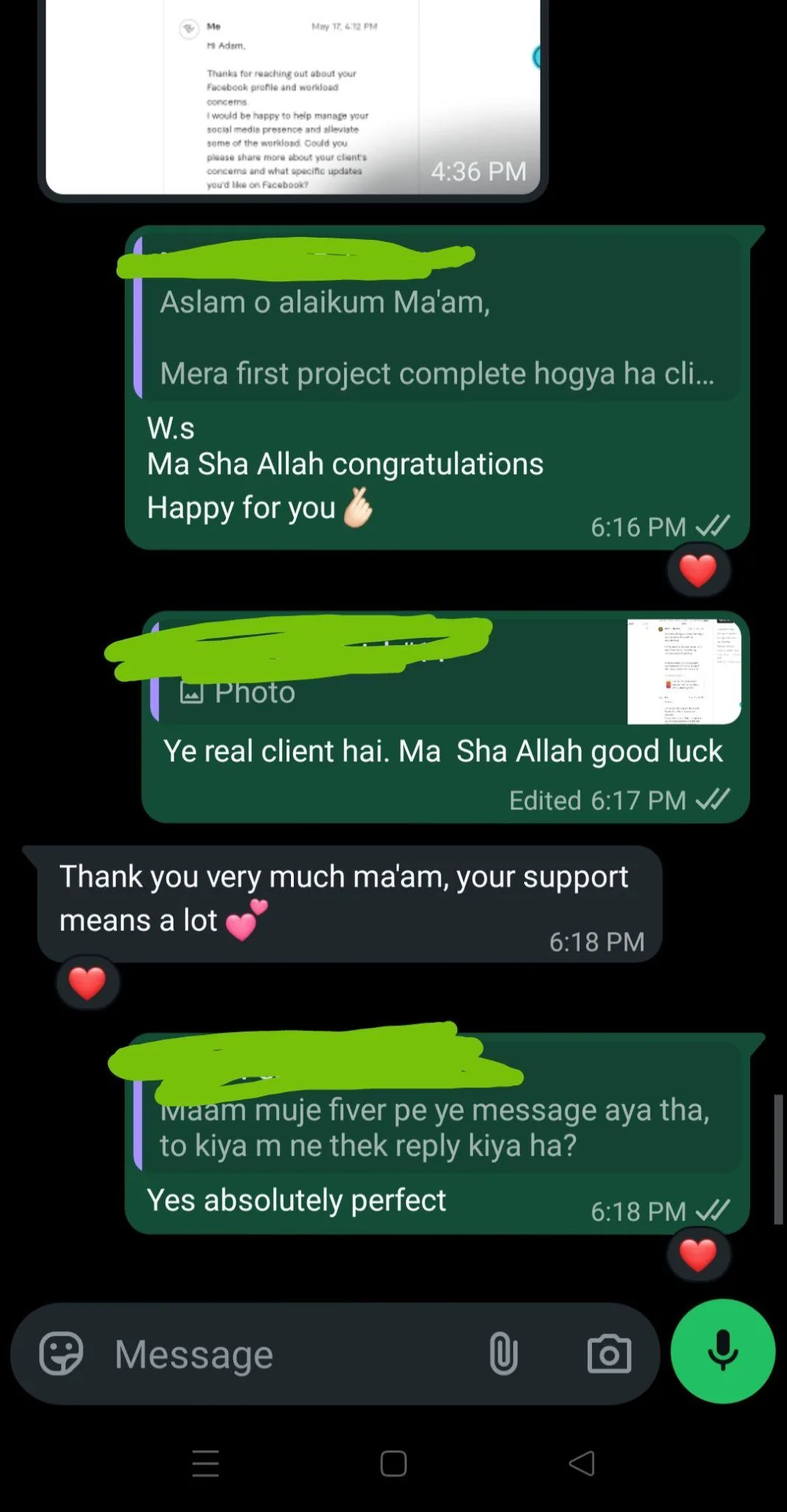 First Client - First client secured